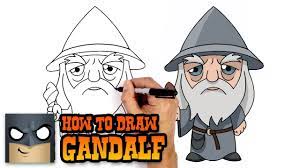 How To Draw Gandalf | Lord Of The Rings (Art Tutorial) - Youtube