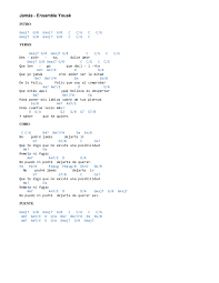 Ensable Youak - Jamás | Letra y Acordes | Transcripciones de Música |  Docsity