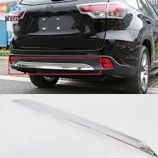 Browse toyota highlander grille and brush guards today! Fit For Toyota Highlander 2015 2016 2019 Chrome Rear Bumper Sill Cover Protector
