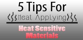 5 Tips For Applying Siser Htv To Heat Sensitive Items Siser North America