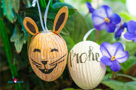 Die vollen, aber ungekochten eier werden in. Deko Ostereier Paper Friends Blog