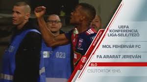 Последние твиты от mol fehérvár fc (@molfehervarfc). Mol Fehervar Fc Ararat Yerevan Europa Konferencia Liga M4 Sport Youtube