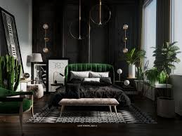 Black And Gold Bedroom Boho Chic Bedroom Look Black Bedroom Decor Gold Bedroom Decor Bedroom Green