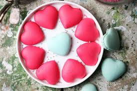 Love Ist In The Air Herz Macarons Zum Valentinstag