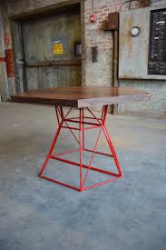 Modern Hexagon Dining Table With Extension Top In Walnut And Steel Dining Table Hexagonal Table Table