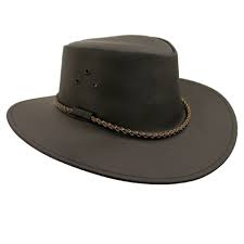 Echuca Kakadu Trader Brown Leather Hats Thick Leather Hat Band