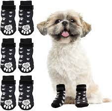 Buy Rypet Anti Slip Dog Socks 3 Pairs Dog Grip Socks With Straps Traction Control For Indoor On Hardwood Floor Wear Pet Paw Protector For Small Medium Large Dogs Online In