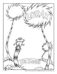 The lorax speaks for the trees and knows what trouble greed can bring. Lorax Coloring 2 Woo Jr Kids Activities