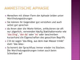 Maybe you would like to learn more about one of these? Aphasie Ppt Herunterladen