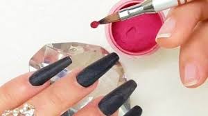 Ver más ideas sobre manicura de uñas, disenos de unas, manicura. Unas Acrilicas Negras Completamente Matte 3d Super Elegantes Manicuravip Com