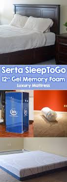 Get A Good Night S Sleep With The Serta Sleeptogo 12 Gel Memory Foam Luxury Mattress Luxury Mattresses Gel Memory Foam Mattress