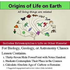 Origin Of Life On Earth Evidence For History Of Life On Earth Biology Lessons High School Science Science Lessons