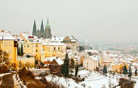 Imagem Panorama De Praga No Inverno Royalty Free Freeimages