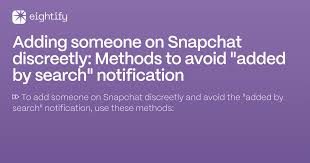 How To Get Rid Of A Quick Add In Snapchat? I Know How To Remove People From  It And Remove Myself From It, But How Do I Block The Whole Feature -