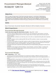 Procurement Manager Resume Samples Qwikresume