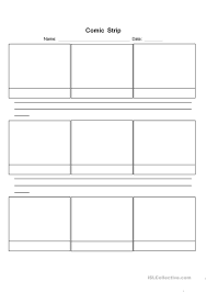 Free powerpoint template or google slides theme with comicbook style. Comic Strip Template English Esl Worksheets For Distance Learning And Physical Classrooms