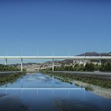 A bridge has collapsed near genoa, in italy (image: Renzo Piano Unveils Design For New Genoa Bridge Following Disaster