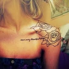 45 Tattoo Quote Ideas For Women Pretty Designs Shoulder Tattoos For Women Tattoos Girl Shoulder Tattoos