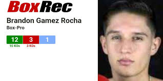 BoxRec: Brandon Gamez Rocha