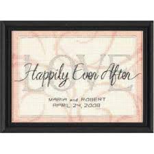 A list of cross stitch patterns, cross stitch kits and stamped kit available at everything cross stitch. Dimensions Our Happily Ever After Wedding Record Counted Cross Stitch Kit