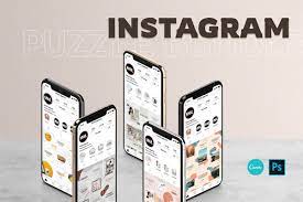 You will get 1 photoshop file which you could edit and after saving, you will get 27 separate posts. Free Instagram Puzzle Template Free Design Resources