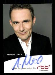 Andreas Ullrich RBB Autogrammkarte Original Signiert ## BC 186194