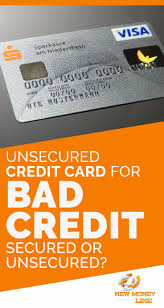 Unsecured Credit Card For Bad Credit Secured Or Unsecured These Days It Is Possible For Anyone To Credit Card Payoff Plan Unsecured Credit Cards Bad Credit