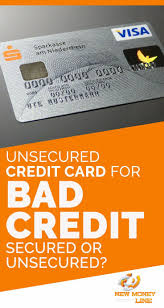 The platinum card from american express: Unsecured Credit Card For Bad Credit Secured Or Unsecured These Days It Is Possible For Anyone To Unsecured Credit Cards Bad Credit Credit Card Payoff Plan