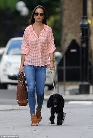 She said it was 'harder but far more. Engaged Pippa Middleton Takes Her Dog Rafa On A Walk Daily Mail Online
