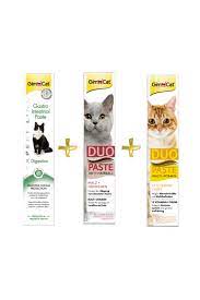 gimcat sindirim destekleyici 50gr tavuklu malt kedi macunu 50gr multi vitamin duo paste peynirli 50gr fiyati yorumlari trendyol