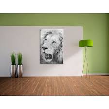 Toile Imprime Magnifique Lion Blanc Blanc Noir Completement Encadrees Avec Civiere Wall Art Print Sur Le Cadreformat 100x70cm Achat Vente Tableau Toile Cdiscount Magnifique tableau lion en noir et blanc rugissant qui viendra mettre un gros coup d'énergie à ton intérieur. cdiscount com