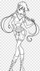 Winx club stella coloring pages for girls 22. Musa Bloom Stella Tecna Winx Club Believix In You Drawing Line Art Transparent Png