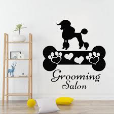 Check spelling or type a new query. Lovely Dogs Bone Vinyl Wall Sticker Pets Shop Decoration Dog Grooming Salon Wall Decals Removable Pet Shop Logo Wall Art Wl1009 Wall Stickers Aliexpress