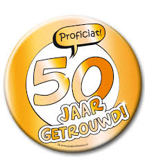 Xl Button 50 Jaar Getrouwd Feestwinkel