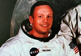Astronaut Neil Armstrong, first to walk