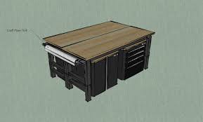 Diy desk island for your craft room! Multipurpose Use Of Husky Products Wadeworkscreative Com