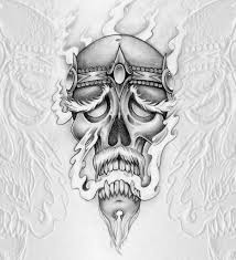 Black and white wicked jester head tattoo design. My Tattoo Club Portugal Facebook