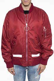 Oversize Bomber Jacket Off White Vitkac Norway