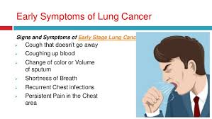 Lung cancer usually has no symptoms in its early stages. Early Symptoms Diagnosis And Detection Of Lung Cancer Dr Prof A