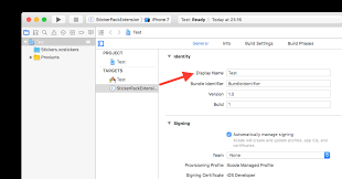 Rename Sticker Pack App Project Bundle Display Name Not Working Stack Overflow
