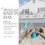 World-wide Knit in Public Day - Knit-in