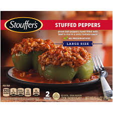 Stuffed bell peppers are one of the most visually appealing comfort foods—and they're especially delicious flavored with mediterranean herbs and spices. Stuffed Peppers Large Frozen Meal Official Stouffer S