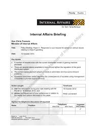 Our intention is that these briefing paper template photos gallery can be a guide for you, bring you more references and also present you what you looking for. Briefing Paper Template Department Of Internal Affairs