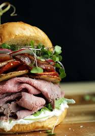 Roast beef finger sandwiches these simple sandwiches are ideal for a bridal shower, brunch or high tea, when the menu is a bit more substantial. Roast Beef Sandwich Recipe With Horseradish Cream Chef Billy Parisi