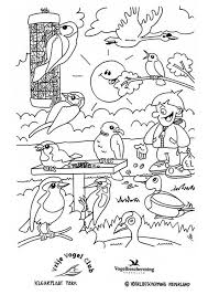 Scarecrows are decoys built in the shape of humans to prevent crows and other birds from visiting farming … Coloring Page Birds In The Park Free Printable Coloring Pages Img 8870
