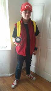 Pokemon Trainer Red Costume In Full Pokemon Trainer Red Pokemon Trainer Costume Red Costume