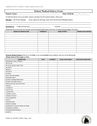 38 Bright Med Chart Blank Pdf