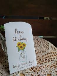 Sunflowers Printable Seed Packets Pdf Template Wedding Favours Bridal Shower Favors Envelopes Diy Custom Personalized Kraft Bridal Shower Favors Custom Seed Packets Fall Favor