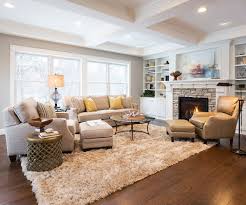 Arranging Furniture In A Open Floor Plan Neutral Living Room With Fireplace And Large Window Livingroom Layout Living Room Arrangements Farm House Living Room