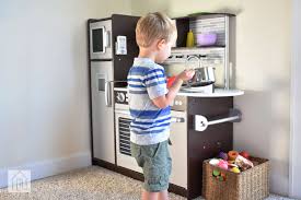 Kidkraft uptown espresso wooden play kitchen with play phone, chalkboard & towel rack, espresso ,gift for ages 3+ 4.6 out of 5 stars 7,045 $138.11 $ 138. Kidkraft Uptown Espresso Play Kitchen Review Ignites Imaginations